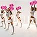 Aimengyingaizimo 2 Pack Pom Poms Cheerleading, Cheerleading Pom Poms for Girls with Baton Handle, Cheer Pompoms for Sports Team Spirit Cheering, Pompoms Cheerleader Kids(Matte Rose Pink)