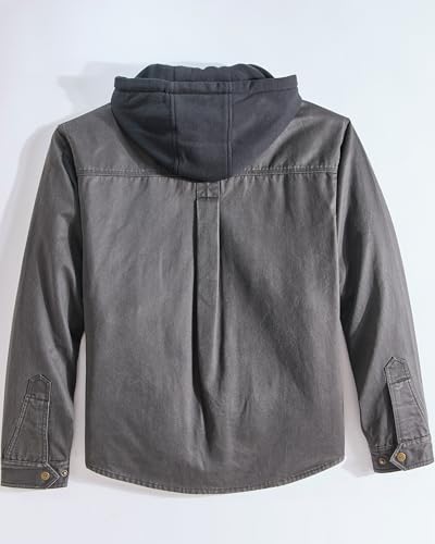 Image of Venado Men's Smuggler Concealed Carry Chore Coat - Hooded Flannel Lined Jacket