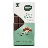 Naturata Bio Tafelschokolade Spécial Ganze Mandeln, laktosefrei, vegan, 1er Pack (1 x 100 g)