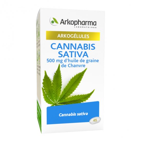 Arkopharma arkogélules cannabis sativa 500mg - Bien-être et relaxation pour adultes - À la maison ou en déplacement - So