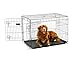 Carlson Secure and Compact Double Door Metal Dog Crate, Intermediate with Divider Panel