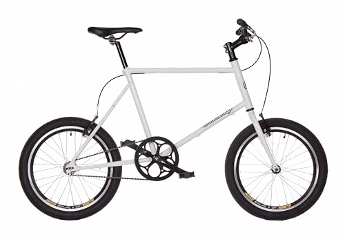 FK Cycling Mini Velo Bicicleta con Ruedas de 20 Pulgadas tamaño Unico 480mm Blanca