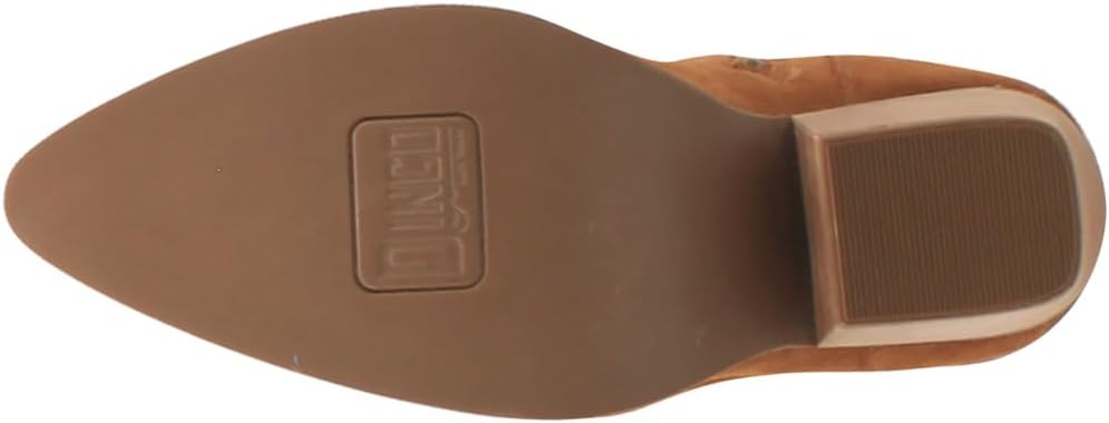 Dingo Womens Witchy Woman Fringe Studded Pointed Toe Pull On Casual Boots Over the Knee High Heel 3" & Up - Brown