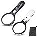 Produktbild 2 Pack Lupe mit Licht - 3X 45X Handlupe Lupe mit 3 LED Licht, Hohe Klarheit & Leichtgewicht Lupe mit Licht Leselupe für Senioren, Kinder, Inspektion, Juwelier, Handwerk, Hobbies - mit EIN Linsentuch