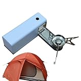 Fácil de llevar: Gracias a su diseño ligero y compacto, nuestra estufa de cassette plegable se puede transportar fácilmente en una o en una maleta. Su pequeño tamaño y fácil portabilidad lo convierten en imprescindible para sus actividades al aire libre