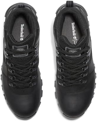 Timberland Men's Mt. Maddsen Anti-Fatigue Hiking Wateproof Leather Hiking Boot, Black Full-Grain, 11 Medium - 4