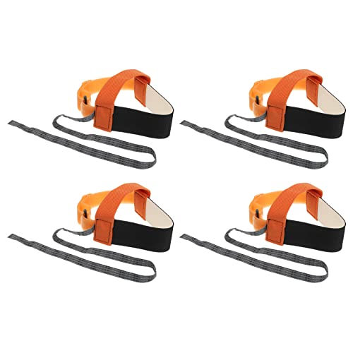 Image of MECCANIXITY 20pcs ESD Anti Static Foot Heel Straps Anti Static Wrist Strap Band Adjustable for Grounding Removing Static Orange