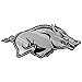 NCAA Arkansas Razorbacks Premium Metal Auto Emblem