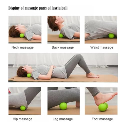 Image of Bodylastics Peanut Massage Ball For Total Body Deep Tissue Massage, Physiotherapy, Trigger Point Therapy, Muscle Knots, Myofascial Release