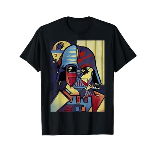 Star Wars Darth Vader Picasso Style Portrait Camiseta