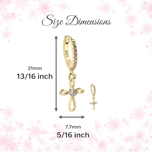 Image of Cherished Moments Huggie Earrings, .925 Sterling Silver or 14k Gold-Plated