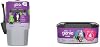 Bundle of Litter Genie Standard Pail Silver & Jumbo Refill | Cat Litter Box Waste Disposal System for Odor Control with 1 Starter Refill 14ft 1 Jumbo Refill 28ft