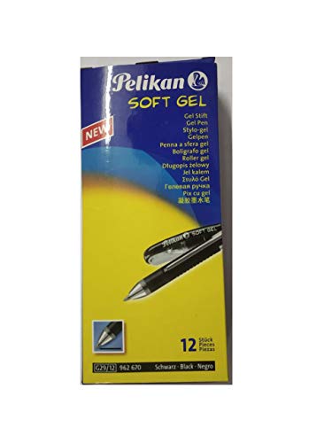 Pelikan Soft Gel Pen, Box of 12 Pieces – Black Pelikan Soft Gel Pen, Box of 12 Pieces – Black