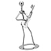 Tbest Figurines Guitar,Figurine of Man Dancing Playing Guitar,Steampunk Metal Figurine Musician Player Collectible Figurine Ornaments Gift Iron Guitar Player Figurine Decoration