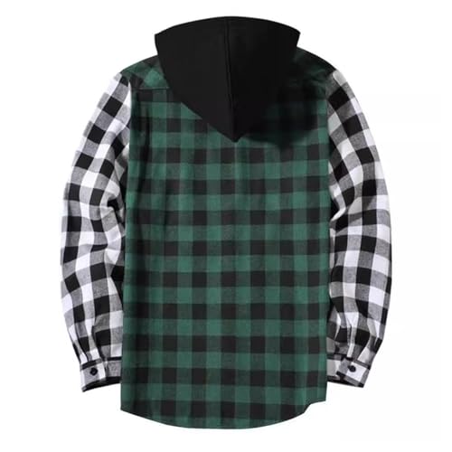 Sudadera casual de franela con capucha para hombre miniatura 2