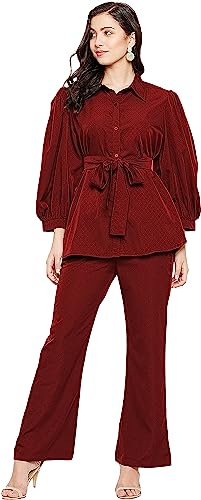 Image of Girls /Women Printed 34 sleeves co- ords set-107