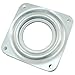 Murtenze 2 Pack 3 Inch Lazy Susan Turntable Bearing - Heavy Duty Lazy Susan with Steel Ball Bearing Rotating Tray, Square Swivel Plate for Dining Table, Cabinet