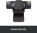 Logitech Webcam C920S HD Pro avec obturateur de confidentialité - Vidéo en streaming 1080p caméra grand angle - Microphone intégré pour l'enregistrement
