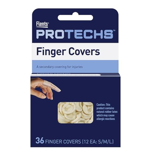 image for Flents First Aid Finger Cots, 108 Count, Protects Finger While Healing