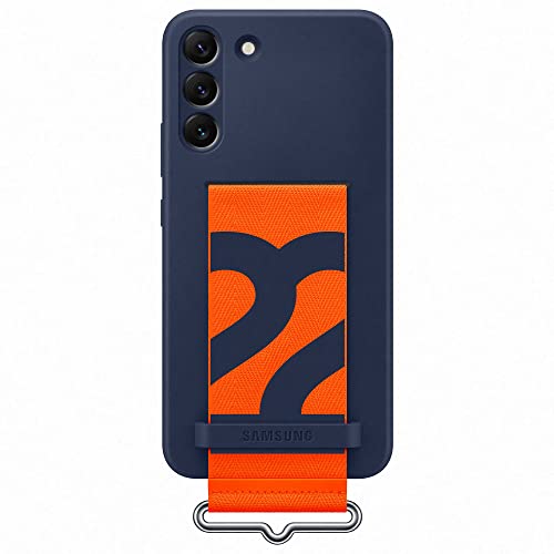 Galaxy S22+ S906 Silicone Cover with Strap Navy EF-GS906TNEGWW