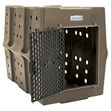 Dakota 283 Canine Rough and Tough Economy Dog Crate w/ Removable Two-Way Door - Heavy Duty Outdoor Kennel for XL Breed Dogs (Coyote Granite, Extra Large)