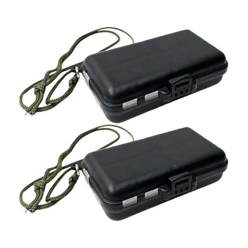 XIAOQENAN タックルボックス 釣りタックル収納ボックス 仕切り付き 可視折りたたみ式ケース ダブルサイドルアー ベイト フック コンテナ ハイキングオーガナイザー