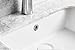 BWE Brushed Nickel Sink Basin Trim Overflow Cover Brass Insert in Hole Round Caps