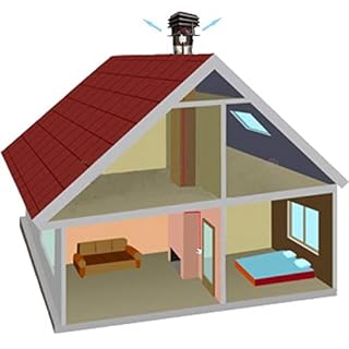 Gemi Elettronica Chimney Fan for Fireplace - Extractor and Draft Inductor for Round Flue 30 cm - Basic Model for Barbecue BBQ