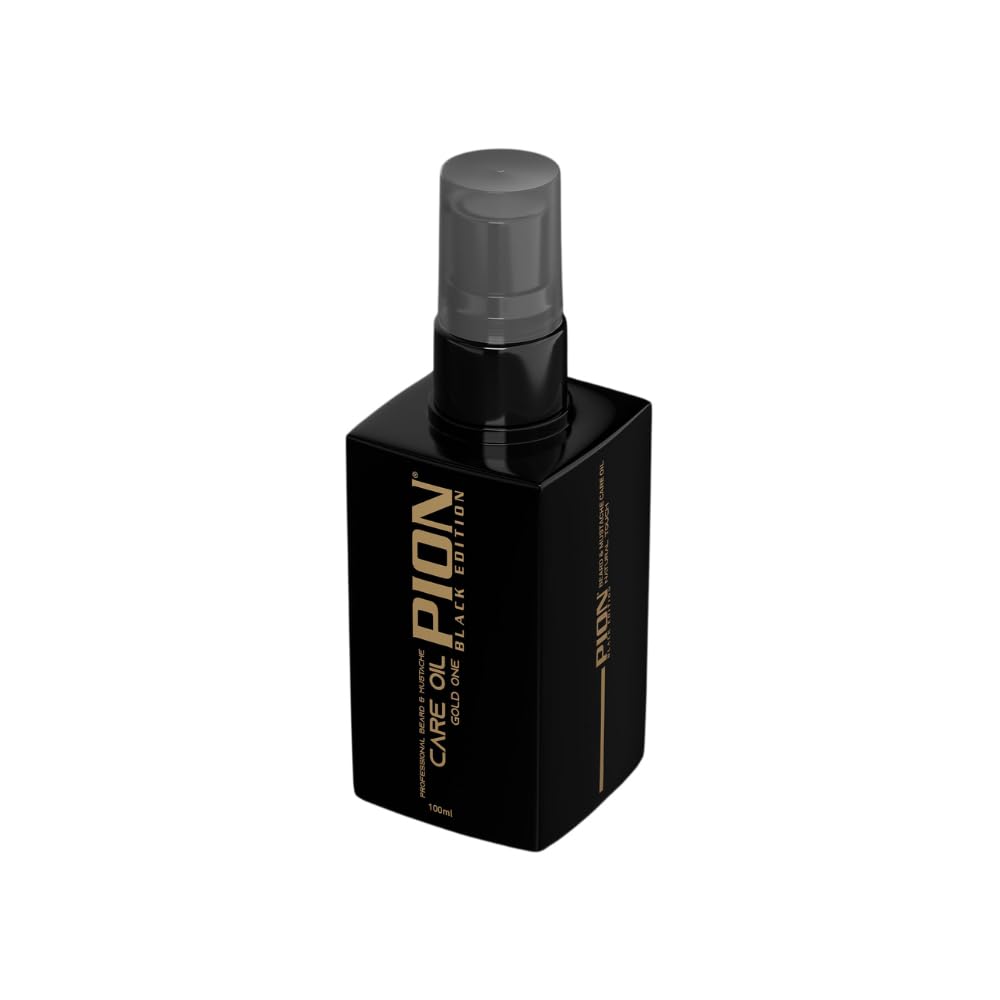 PION Black Edition Beard & Mustache Care Oil 100 ml  Hydratant,  Nourrissant,Antipelliculaire - Huile de Soin Professionnelle Pour Barbe et  Moustache Pour Une Douceur et Un Soin Intensif : Amazon.fr: Hygine