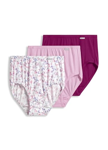 Image of Jockey Women's Underwear 100% Cotton Elance Brief - 3 Pack