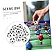 MUELODSIC 12pcs Tabletop Soccer Footballs Plastic Replacement Balls Eco-Friendly for Boys and Girls and Adults Compatible Foosball Tables