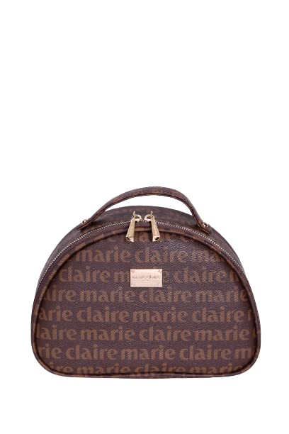 Brown Women's Makeup Bag July Organizer Cosmetic Portable Artist Storage Carry Pouch Travel