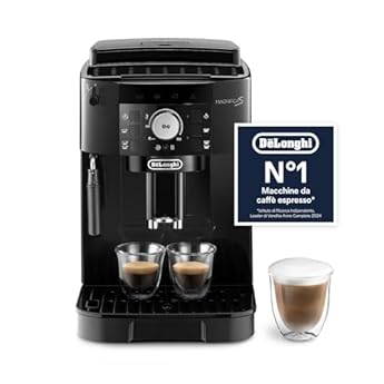 Foto di De'Longhi Perfetto Magnifica S ECAM11.112.B, Macchina da Caffè Automatica per Espresso e Cappuccino, Caffè in Chicchi o in Polvere, con Tasti a Selezione Diretta, Spegnimento Automatico, Nero