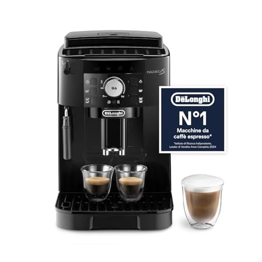 De'Longhi Perfetto Magnifica S ECAM11.112.B, Macchina da Caffè Automatica per Espresso e Cappuccino, Caffè in Chicchi o in Polvere, con Tasti a Selezione Diretta, Spegnimento Automatico, Nero