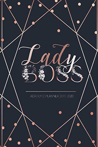 Academic Planner 2019-2020: Weekly And Monthly Agenda 2019 2020 | August 2019 To July 2020 | College & School Planner | Calendar Schedule Organizer With Floral Lettering Cover