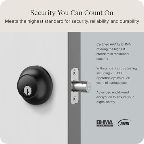 Locks Level Lock Smart Lock – World’s Smallest, Most Beautifully Designed Matter-Over-Thread Deadbolt – Level App for iOS & Android | Works with Apple Home (Matte Black) Official SmartThings Catalog Locks Level Lock Smart Lock – World’s Smallest, Most Beautifully Designed Matter-Over-Thread Deadbolt – Level App for iOS & Android | Works with Apple Home (Matte Black) Official SmartThings Catalog