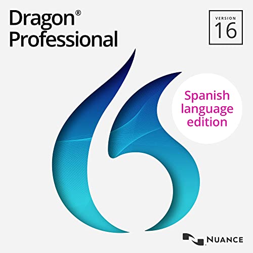 Dragon Professional 16.0 Speech Dictation and Voice Recognition Software, Spanish [PC Download]