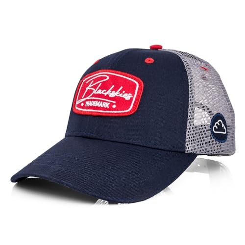 Blackskies® Race Baseball Cap | Herren Damen Premium Trucker Cap | Snapback Schirm Mütze Kappe Basecap Blau