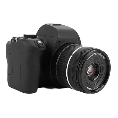 Tbest 4K Digital Camera 72MP HD 12x Digital Zoom Autofocus Micro SLR Camera with Telescopic Lens 3 Inch IPS Screen for Beginners