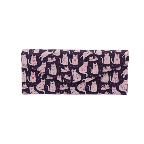 Image of Real Sic Glasses Case for Men and Women - Magnetic Folding Hard Shell Sunglass Holder - Inspired by Adorable Animals
