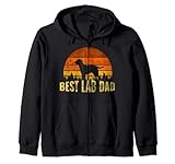Best Lab Dad Retro Vintage Tees