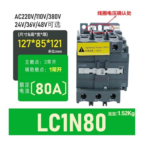 Contacteurs CA LC1E pour automatisme industriel et pompe triphasée 220V