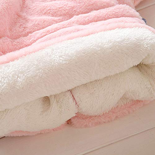 Toddler Girls Fleece Jacket Hooded Puffer Coats Faux Fur Thicken Zipper Outerwear Baby Winter Warm Snowsuit Birthday Outfits4