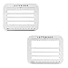 Calligraphy Stencil and Ruler Template- 2 Piece Address and Envelope Guide | Helps with Writing Straight Lines for Calligraphy, Wedding Invitations & Baby Shower Invitations
