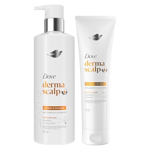 Dove Derma Care Scalp Anti-Dandruff Shampoo And Conditioner Set For Dryness & Itch Releif