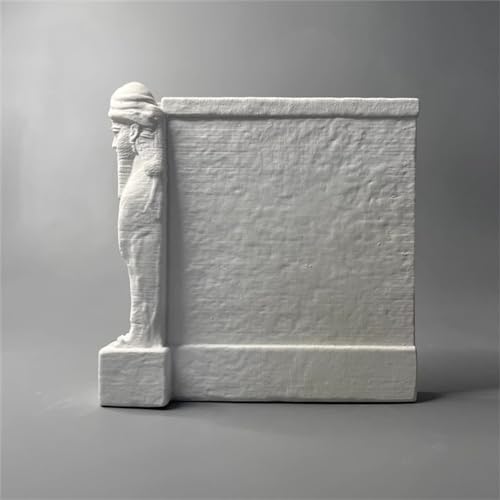 Estatua Toro Alado Asirio en Yeso para Decoración miniatura 6