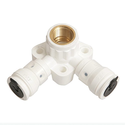 Alu-Verbundrohr Steckfitting Vision, Wandscheibe doppelt 20 mm auf 1/2 