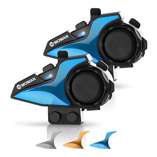 Moman H2E バイクインカム Amazon.com: Moman Motorcycle Intercom, H2E Eagle-Like Helmet
