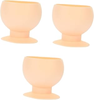 Operitacx 3Pcs Ventosa Batentes De Porta Pára-Choques Protetor De Parede Placas De Sucção Para Porta Pára-Choques Guardas De Canto Protetores De Canto De Porta De Armário Para Móveis Rolha