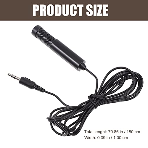 MILISTEN 2 pcs transmissão ao vivo microfones telefônicos microfones de câmera microfones (preto)